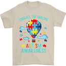 Autism Awareness Embrace Amazing Autistic Mens T-Shirt Cotton Gildan Sand