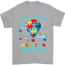 Autism Awareness Embrace Amazing Autistic Mens T-Shirt Cotton Gildan Sports Grey
