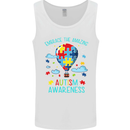 Autism Awareness Embrace Amazing Autistic Mens Vest Tank Top White