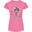 Autism Awareness Embrace Amazing Autistic Womens Petite Cut T-Shirt Azalea