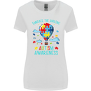 Autism Awareness Embrace Amazing Autistic Womens Wider Cut T-Shirt White