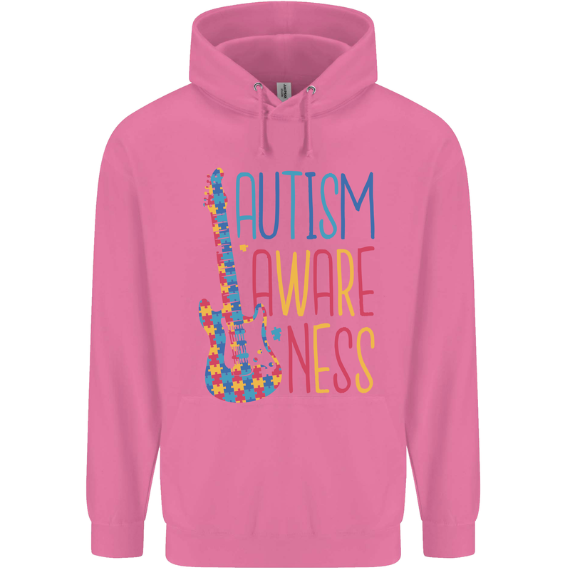 Autism Awareness Guitar Guitarist Childrens Kids Hoodie Azalea