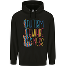 Autism Awareness Guitar Guitarist Childrens Kids Hoodie Black