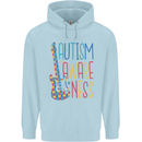 Autism Awareness Guitar Guitarist Childrens Kids Hoodie Light Blue