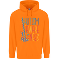 Autism Awareness Guitar Guitarist Childrens Kids Hoodie Orange