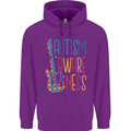 Autism Awareness Guitar Guitarist Childrens Kids Hoodie Purple