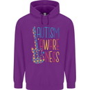 Autism Awareness Guitar Guitarist Childrens Kids Hoodie Purple