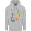 Autism Awareness Guitar Guitarist Childrens Kids Hoodie Sports Grey
