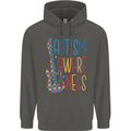 Autism Awareness Guitar Guitarist Childrens Kids Hoodie Storm Grey