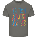 Autism Awareness Guitar Guitarist Kids T-Shirt Childrens Charcoal