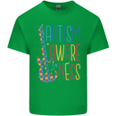Autism Awareness Guitar Guitarist Kids T-Shirt Childrens Irish Green