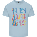 Autism Awareness Guitar Guitarist Kids T-Shirt Childrens Light Blue