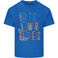Autism Awareness Guitar Guitarist Kids T-Shirt Childrens Royal Blue