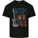 Autism Awareness Guitar Guitarist Mens Cotton T-Shirt Tee Top Black