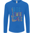 Autism Awareness Guitar Guitarist Mens Long Sleeve T-Shirt Royal Blue