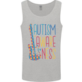 Autism Awareness Guitar Guitarist Mens Vest Tank Top Sports Grey