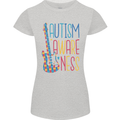 Autism Awareness Guitar Guitarist Womens Petite Cut T-Shirt Sports Grey