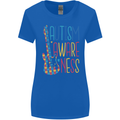 Autism Awareness Guitar Guitarist Womens Wider Cut T-Shirt Royal Blue