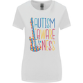 Autism Awareness Guitar Guitarist Womens Wider Cut T-Shirt White