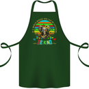 Autism Be Kind Elephant Autistic Cotton Apron 100% Organic Forest Green