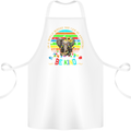Autism Be Kind Elephant Autistic Cotton Apron 100% Organic White