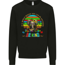 Autism Be Kind Elephant Autistic Kids Sweatshirt Jumper Black