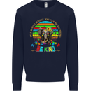 Autism Be Kind Elephant Autistic Kids Sweatshirt Jumper Navy Blue