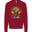 Autism Be Kind Elephant Autistic Kids Sweatshirt Jumper Red