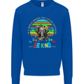 Autism Be Kind Elephant Autistic Kids Sweatshirt Jumper Royal Blue