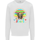 Autism Be Kind Elephant Autistic Kids Sweatshirt Jumper White