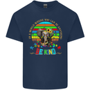 Autism Be Kind Elephant Autistic Kids T-Shirt Childrens Navy Blue