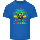 Autism Be Kind Elephant Autistic Kids T-Shirt Childrens Royal Blue