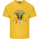 Autism Be Kind Elephant Autistic Kids T-Shirt Childrens Yellow