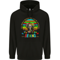 Autism Be Kind Elephant Autistic Mens 80% Cotton Hoodie Black