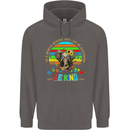 Autism Be Kind Elephant Autistic Mens 80% Cotton Hoodie Charcoal