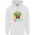 Autism Be Kind Elephant Autistic Mens 80% Cotton Hoodie White