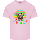Autism Be Kind Elephant Autistic Mens Cotton T-Shirt Tee Top Light Pink