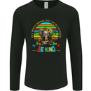 Autism Be Kind Elephant Autistic Mens Long Sleeve T-Shirt Black