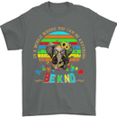 Autism Be Kind Elephant Autistic Mens T-Shirt Cotton Gildan Charcoal