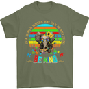 Autism Be Kind Elephant Autistic Mens T-Shirt Cotton Gildan Military Green