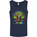 Autism Be Kind Elephant Autistic Mens Vest Tank Top Navy Blue