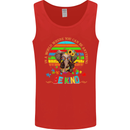 Autism Be Kind Elephant Autistic Mens Vest Tank Top Red