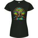 Autism Be Kind Elephant Autistic Womens Petite Cut T-Shirt Black