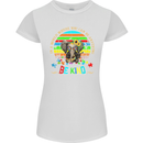 Autism Be Kind Elephant Autistic Womens Petite Cut T-Shirt White
