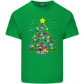 Autism Christmas Tree Autistic Awareness Kids T-Shirt Childrens Irish Green