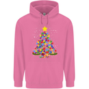 Autism Christmas Tree Autistic Awareness Mens 80% Cotton Hoodie Azelea