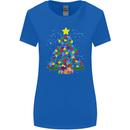 Autism Christmas Tree Autistic Awareness Womens Wider Cut T-Shirt Royal Blue