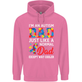 Autism Dad Autistic Fathers Day ASD Mens 80% Cotton Hoodie Azelea