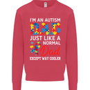 Autism Dad Autistic Fathers Day ASD Mens Sweatshirt Jumper Heliconia