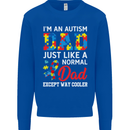 Autism Dad Autistic Fathers Day ASD Mens Sweatshirt Jumper Royal Blue